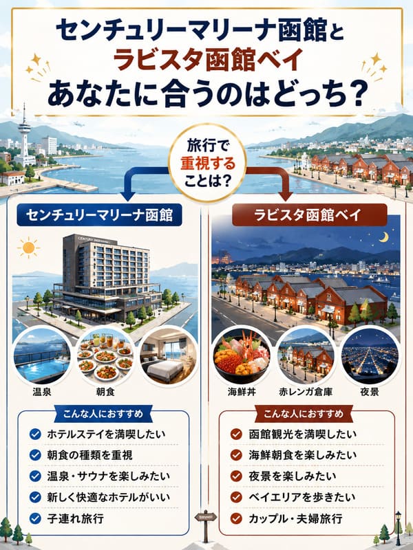 センチュリーマリーナ ラビスタ どっち